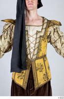  Photos Medieval Prince in cloth dress 1 Formal Medieval Clothing medieval Prince upper body yellow vest 0001.jpg